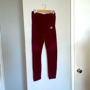 Adidas Burgundy Gym Pants